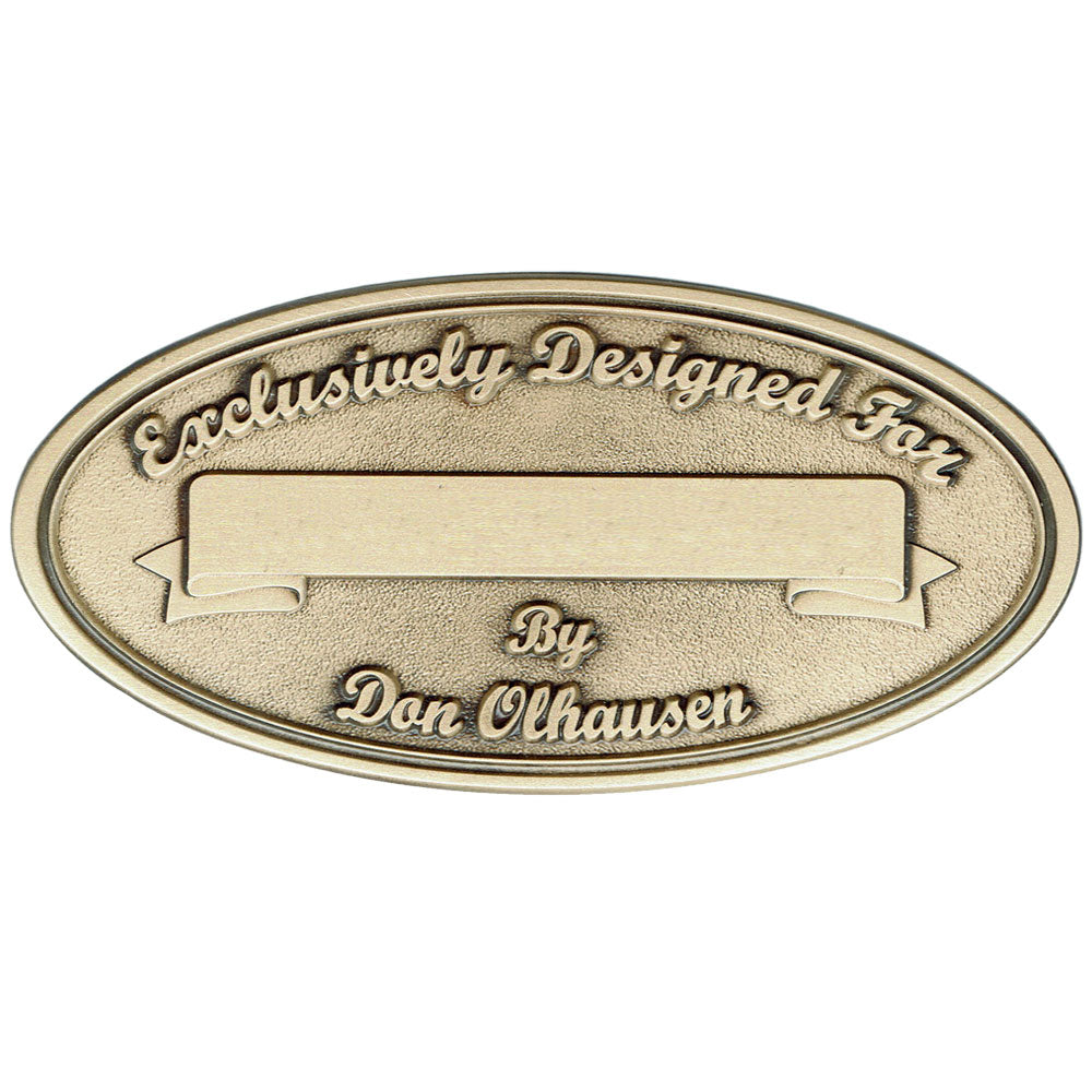 Exclusively Designed For Oval Nameplate
