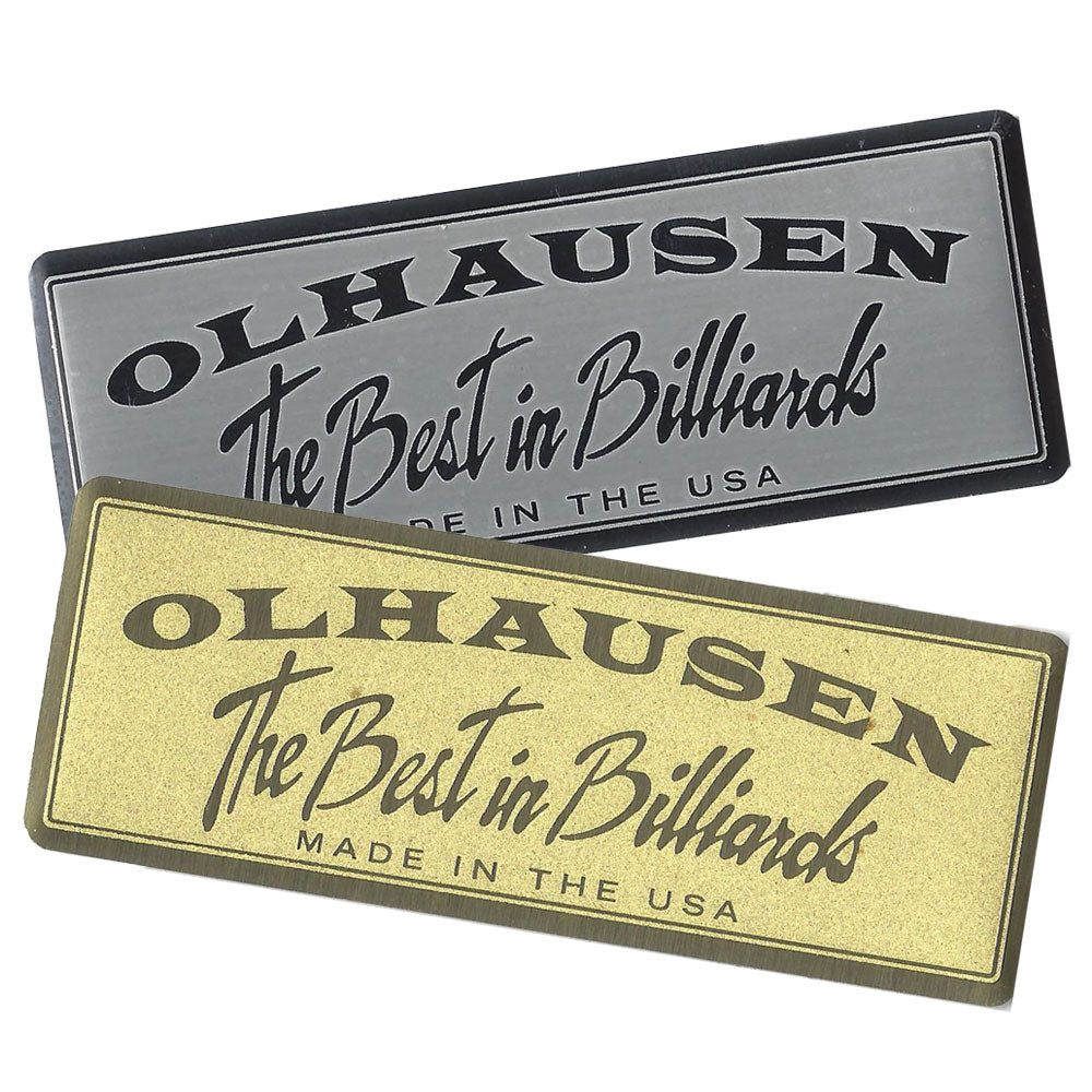Olhausen Smooth Etched Rectangle Nameplates