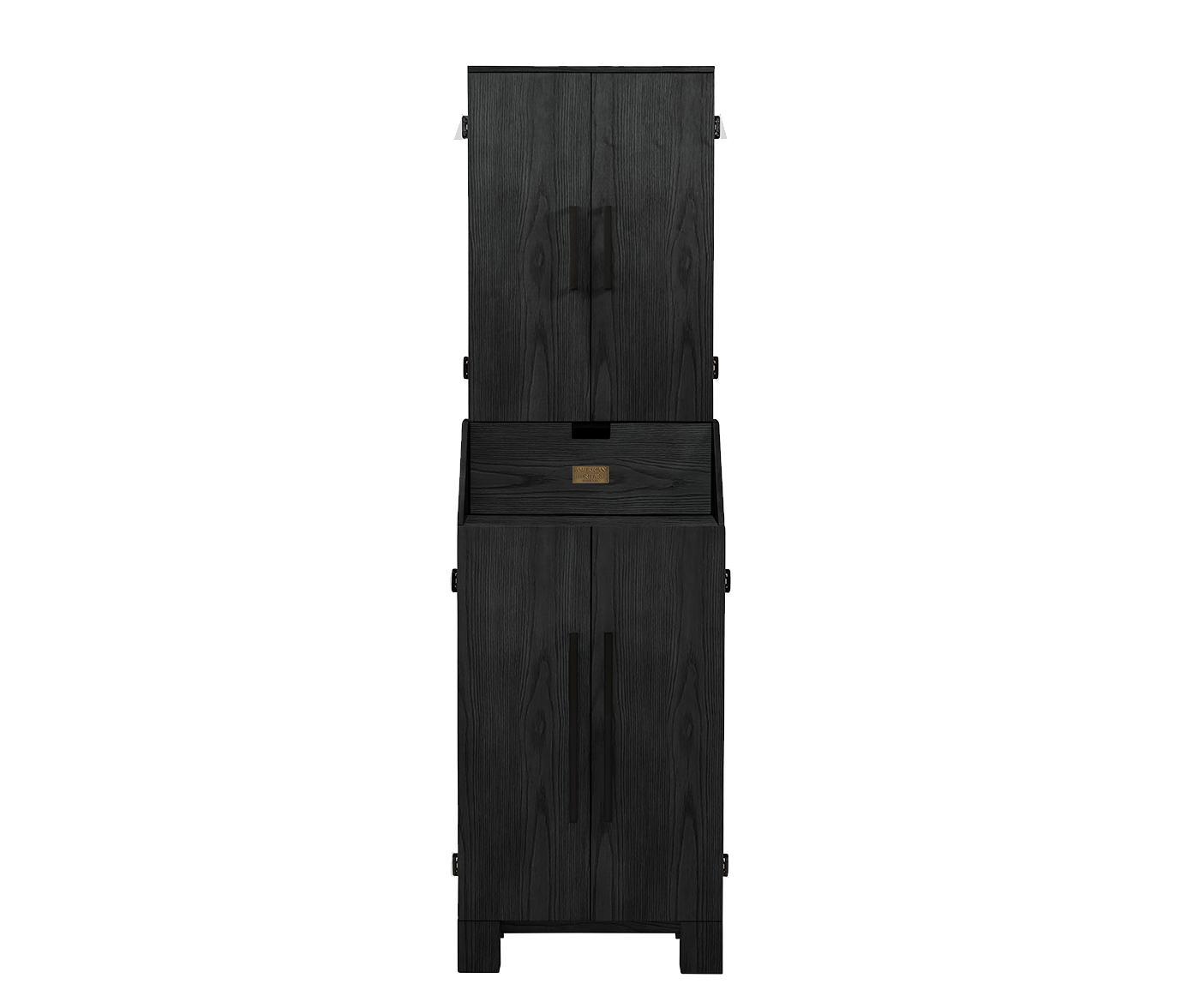 Alta Black Ash Standup Dartboard Cabinet