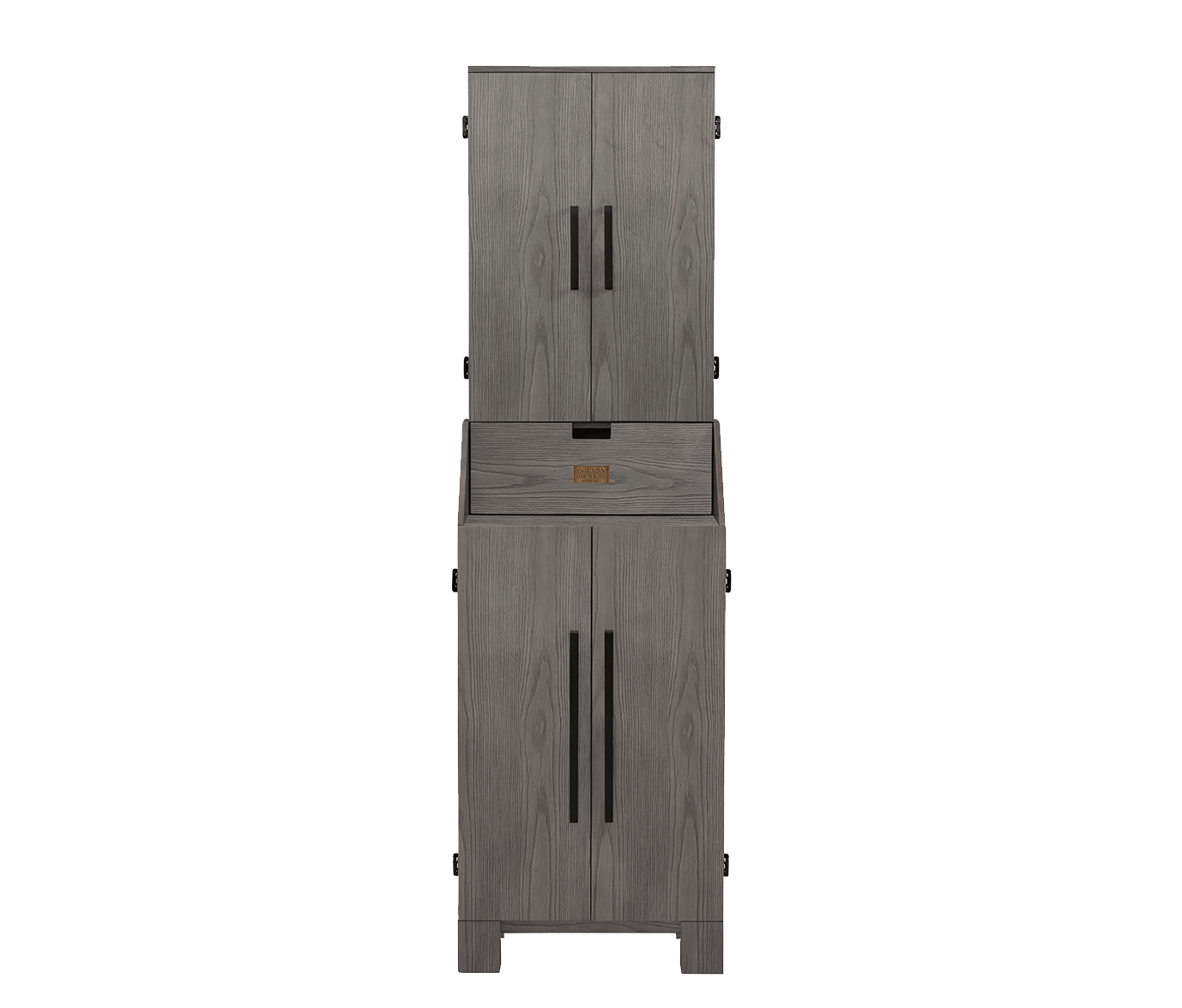 Alta Charcoal Standup Dartboard Cabinet