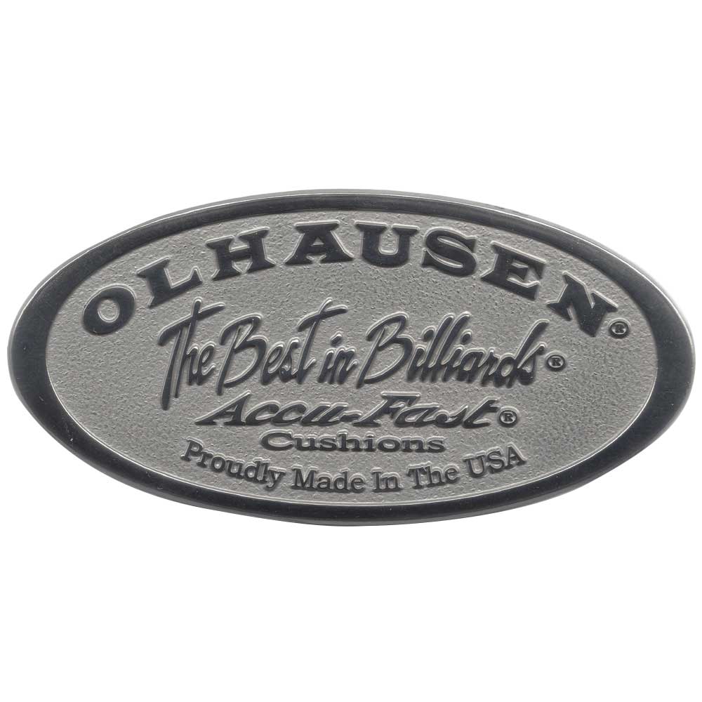 Polished Silver Oval Nameplate